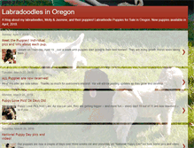 Tablet Screenshot of labradoodlesoregon.blogspot.com