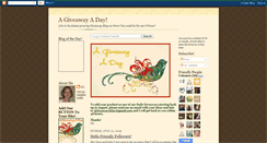 Desktop Screenshot of agiveawayaday.blogspot.com