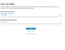 Tablet Screenshot of leerjetsales.blogspot.com