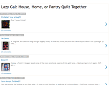 Tablet Screenshot of lazygalhousehomepantry.blogspot.com