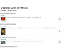 Tablet Screenshot of creeksidecards.blogspot.com