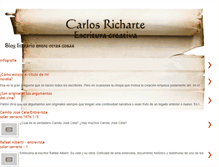 Tablet Screenshot of carlosricharte.blogspot.com