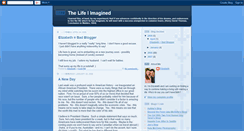 Desktop Screenshot of lifeiimagined.blogspot.com