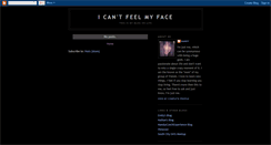 Desktop Screenshot of icantfeelmyface.blogspot.com