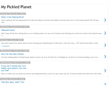 Tablet Screenshot of mypickledplanet.blogspot.com