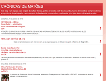 Tablet Screenshot of cronicasdematoes.blogspot.com