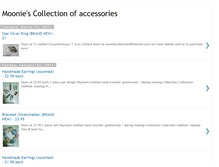 Tablet Screenshot of mooniescollectionaccessories.blogspot.com