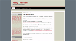 Desktop Screenshot of i-hate-tax.blogspot.com