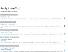 Tablet Screenshot of i-hate-tax.blogspot.com