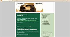 Desktop Screenshot of coletivovideopopular.blogspot.com