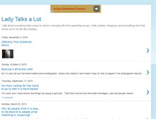 Tablet Screenshot of ladytalksalot.blogspot.com