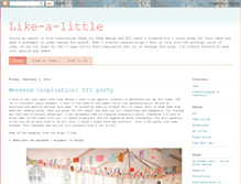 Tablet Screenshot of like-a-little.blogspot.com