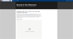 Desktop Screenshot of buzzedintheafternoon.blogspot.com