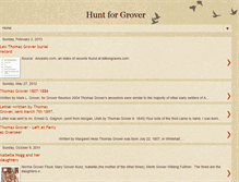 Tablet Screenshot of hunt4grover.blogspot.com