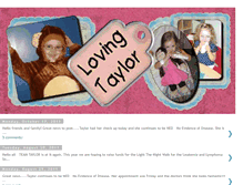 Tablet Screenshot of lovingtaylor.blogspot.com