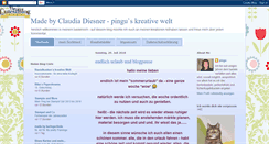 Desktop Screenshot of pinguskreativewelt.blogspot.com