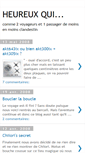 Mobile Screenshot of heureuxqui.blogspot.com