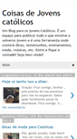 Mobile Screenshot of coisasdejovenscatolicos.blogspot.com