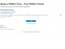 Tablet Screenshot of bedava-whmcs-tema.blogspot.com