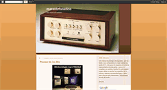Desktop Screenshot of marantzfanatico.blogspot.com