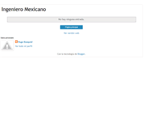 Tablet Screenshot of ingenieromexicano.blogspot.com