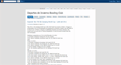 Desktop Screenshot of deportesinvernalesbowlingclub.blogspot.com