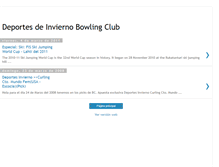 Tablet Screenshot of deportesinvernalesbowlingclub.blogspot.com