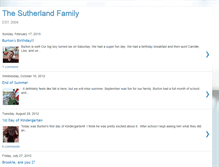 Tablet Screenshot of chrissutherlandfamily.blogspot.com