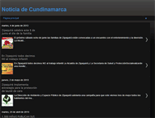 Tablet Screenshot of noticiadecundinamarca.blogspot.com