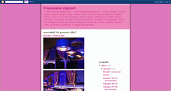 Desktop Screenshot of francescasignori.blogspot.com