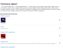 Tablet Screenshot of francescasignori.blogspot.com