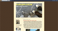 Desktop Screenshot of eurosplorin.blogspot.com