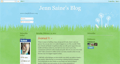 Desktop Screenshot of jennsaine.blogspot.com