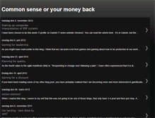 Tablet Screenshot of commonsenseoryourmoneyback.blogspot.com