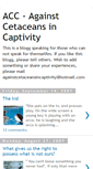 Mobile Screenshot of againstcetaceansincaptivity.blogspot.com