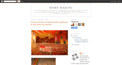 Desktop Screenshot of homemakingproject.blogspot.com