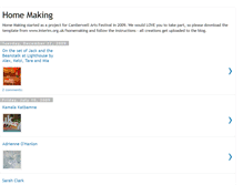 Tablet Screenshot of homemakingproject.blogspot.com