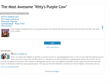 Tablet Screenshot of kittyspurplecow.blogspot.com