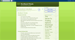Desktop Screenshot of everquestcheats.blogspot.com