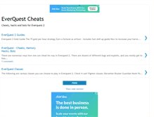 Tablet Screenshot of everquestcheats.blogspot.com