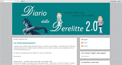 Desktop Screenshot of diariodellederelitte.blogspot.com