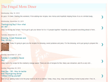 Tablet Screenshot of frugalmomdiner.blogspot.com