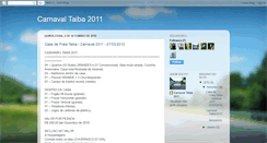 Desktop Screenshot of carnavaltaiba2011.blogspot.com