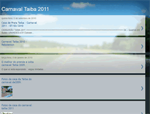 Tablet Screenshot of carnavaltaiba2011.blogspot.com