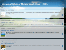 Tablet Screenshot of programasalvadorcidadedasletras.blogspot.com