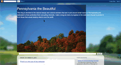 Desktop Screenshot of pennsylvaniathebeautiful.blogspot.com