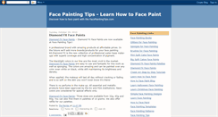 Desktop Screenshot of facepaintingtips.blogspot.com