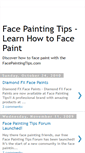 Mobile Screenshot of facepaintingtips.blogspot.com