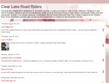 Tablet Screenshot of clear-lake-road-riders.blogspot.com