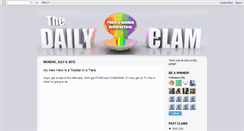 Desktop Screenshot of dailyclam.blogspot.com